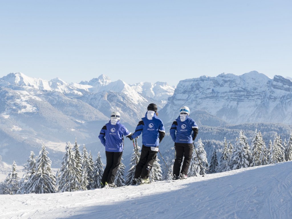 Ausblick vom Skigebiet Bödele