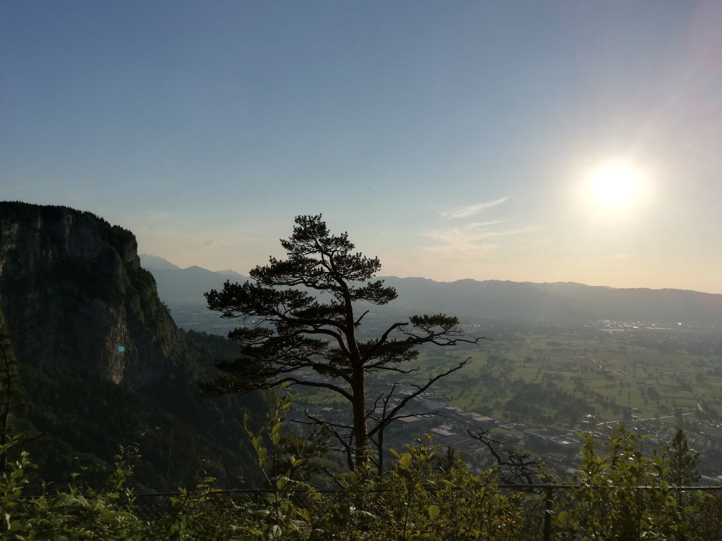 Sonnenuntergang am Karren in Dornbirn