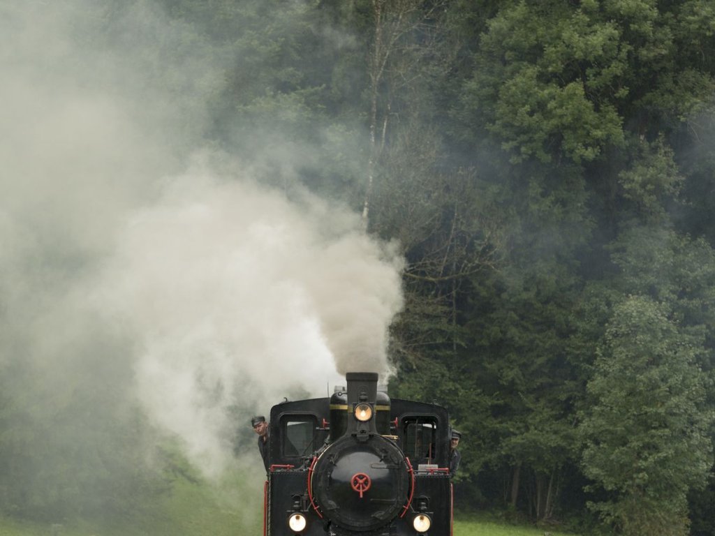 Wälderbähnle im Sommer im Bregenzerwald